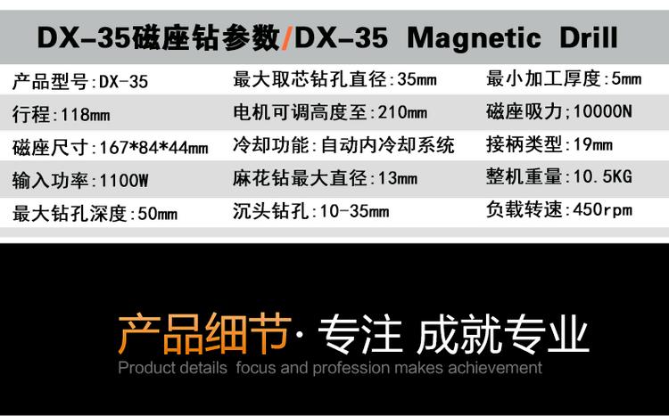 DX-35 磁座钻(图1)