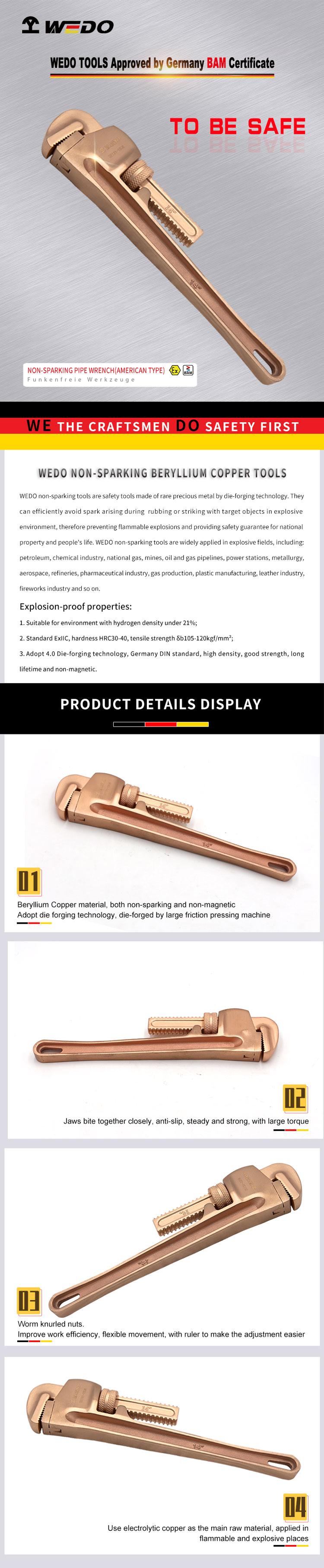 American Pipe Wrench BE131(图1)